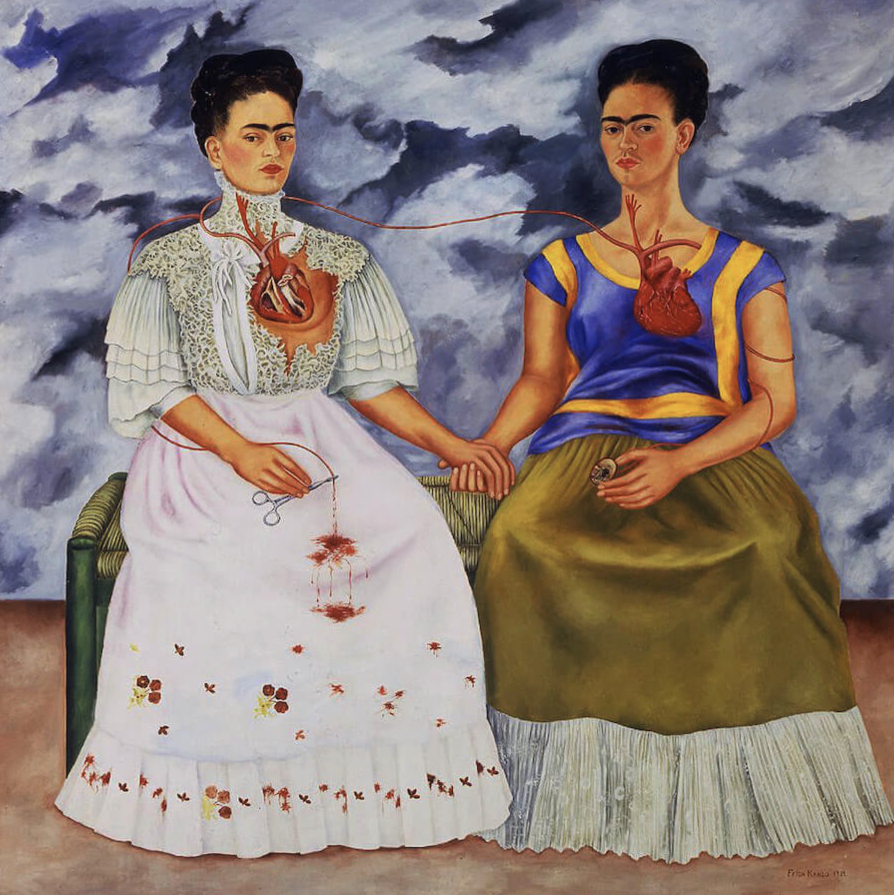 The Two Fridas, 1939 by Frida Kahlo
