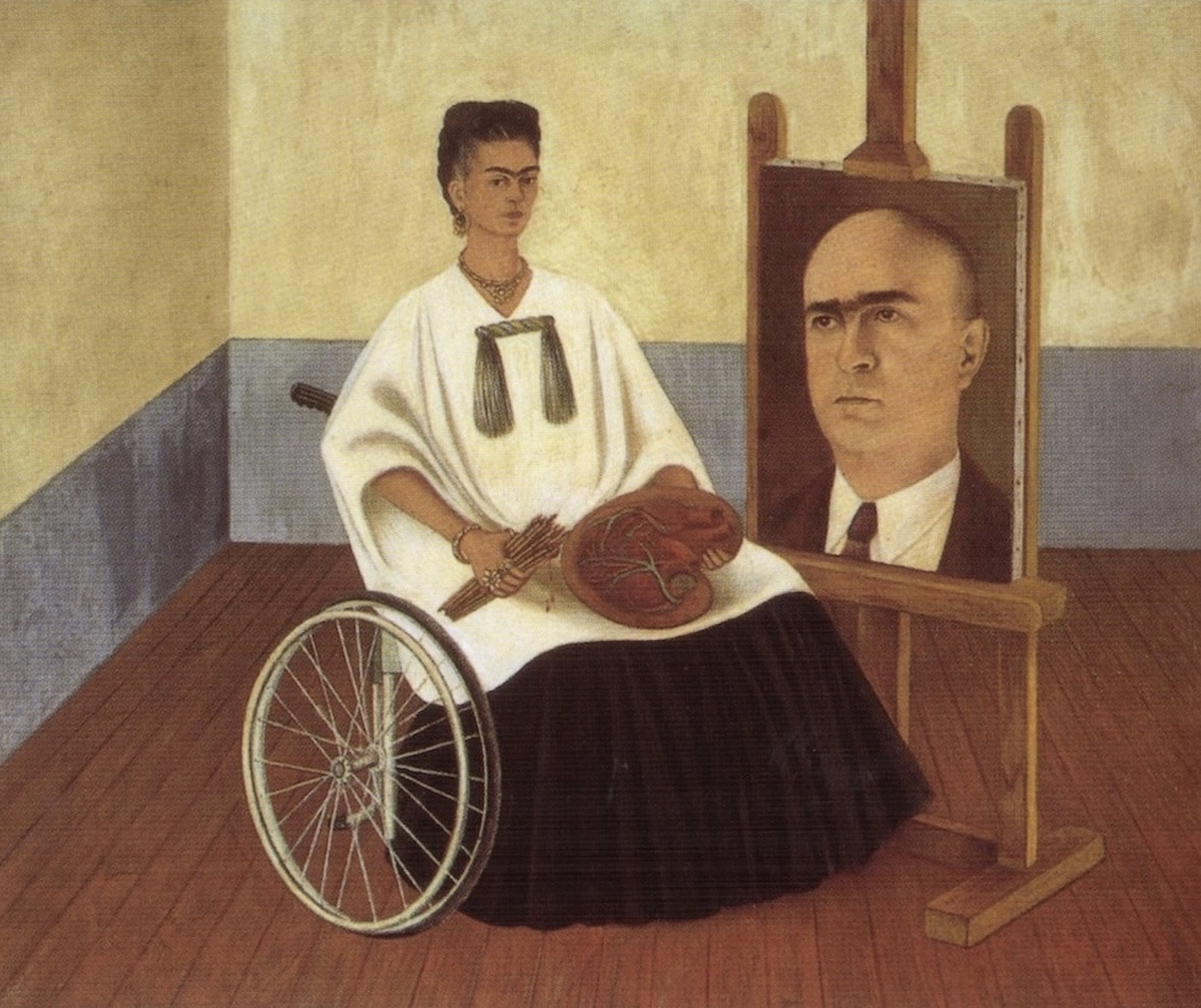 Self Portrait with the Portrait of Doctor Farill, 1951 by Frida Kahlo