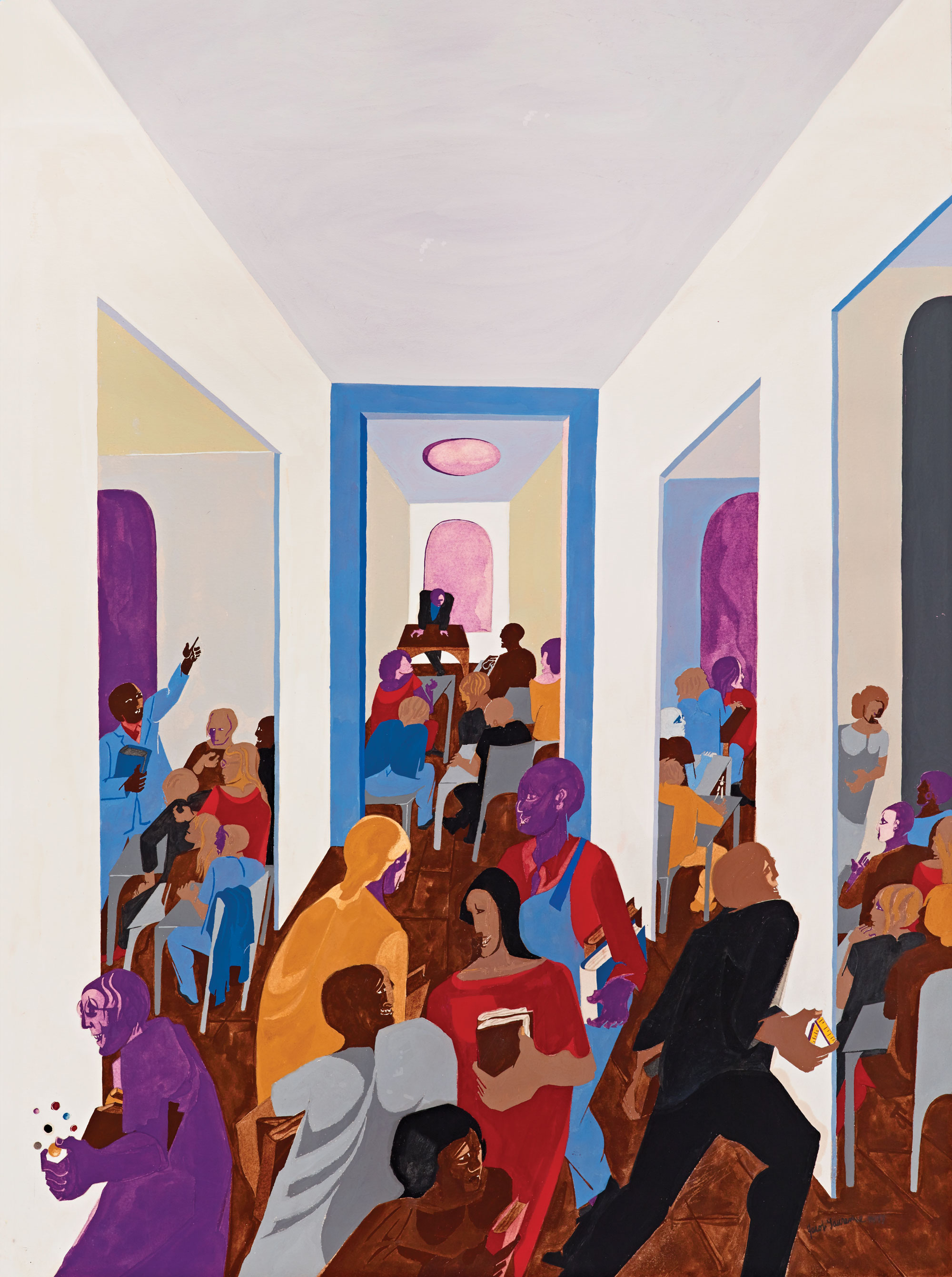 University, 1977 by Jacob Lawrence