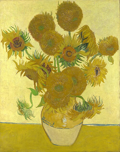 Sunflowers, 1888 by Vincent Van Gogh