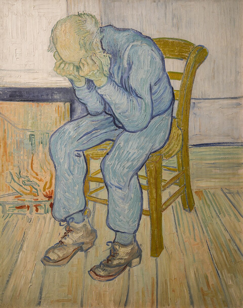 Sorrowing Old Man ('At Eternity's Gate'), 1890 by Vincent Van Gogh
